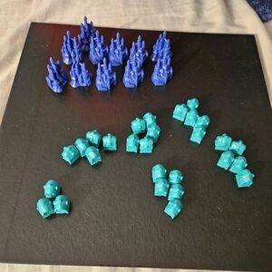 2001 Monopoly Disney Edition Replacement 28 Cottages And 11 Castles